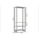Ver imagem 3 de Closet com 1 Cabideiro e 2 Prateleiras Yes Nova Mobile Branco