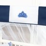Kit Berço Menino Americano Príncipe Azul Bordado 10 Peças + Cortina da Coleção - 3