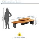 Ver imagem 3 de Mesa de Centro para Sala de Estar 100% MDF Brisa