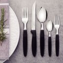 Ver imagem 2 de Faqueiro Tramontina Ipanema 23398/088 30 Peças - Preto