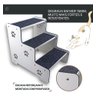 Escada para Cachorro Rampa Pet Anti Derrapante Três Degraus - 7