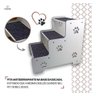 Escada para Cachorro Rampa Pet Anti Derrapante Três Degraus - 6