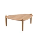 Ver imagem 2 de Mesa de Centro Orgânica p/ Sala 84,4cm Pés em Madeira Maciça Cor:Hanover