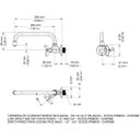 Ver imagem 2 de Torneira para Cozinha de Parede Bica Baixa Primor Docol
