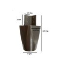 Ver imagem 2 de Kit com 4 Pés para Multiusos Guarda Roupas 7cm Mari Café