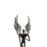 Escultura Abajur Anjo Asa feito a mão W005723 - 24L x 28A x 15P aproximadamente - Helizart - 2