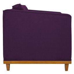 Sofá 2 Lugares Europa Suede Doce Sonho Móveis - Roxo - 5