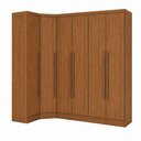 Ver imagem 5 de Guarda Roupa de Canto Safira 6 Portas de Bater 6 Gavetas MDF Cumaru 371cm