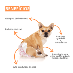 Fralda Descartável Femea Higiênica 24 Un Pet Cães Dogs Care - 2
