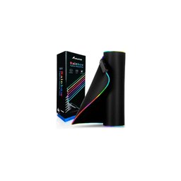 Mouse Pad Gamer com Led Rgb Grande 800x300mm Preto - He7d1 - 3