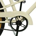 Ver imagem 3 de Bicicleta Aro 26 Femenina Bella Retro Bege Master Bike