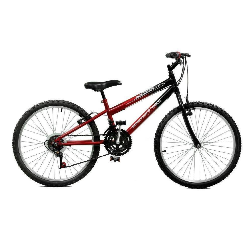 BICICLETA MOUNTAIN BIKE ARO 24 MASCULINA - AZUL