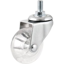 Rodízio Com Pino 2" Pu Transp Nove54 - 1