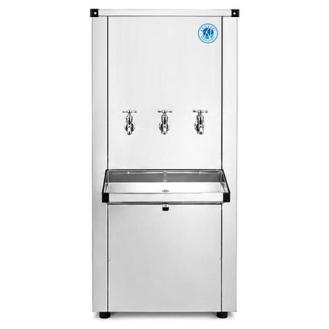 Bebedouro 110 Litros Aguagel Inox 3 Torneiras Geladas 220V
