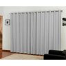 Cortina Blackout em Tecido 2,00x1,80 Corta Luz Branco Gelo - 1