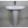 Lavatório De Banheiro Em Louça Com Coluna - Hy-302 - 1