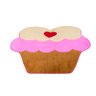 Tapete Formato Padrão Cupcake Rosa - 1