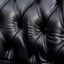 Ver imagem 7 de Poltrona Decorativa Sala de Estar Níger Pés Príncipe Couro Preto - Gran Belo