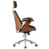 Cadeira de Escritório Presidente Giratória com Regulagem de Altura Akon Pu - 5