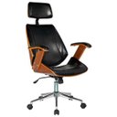 Ver imagem 1 de Cadeira de Escritório Presidente Giratória com Regulagem de Altura Akon Pu