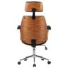 Cadeira de Escritório Presidente Giratória com Regulagem de Altura Akon Pu - 4