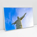 Ver imagem 3 de Quadro Decorativo em Canvas Cristo Redentor Sala Quarto Casa Escritório