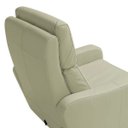 Ver mais imagens de Poltrona Decorativa Reclinável Manual Moroni Couro Off White - Gran Belo