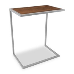Mesa de Apoio Lateral para Sofá Belfast Prata e Villandry - 1
