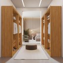 Ver imagem 2 de Closet Modulado 8 Gavetas 12 Prateleiras Freijó Amoudi Móveis