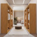 Ver imagem 3 de Closet Modulado 8 Gavetas 12 Prateleiras Freijó Amoudi Móveis