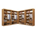 Ver imagem 1 de Closet Modulado 8 Gavetas 12 Prateleiras Freijó Amoudi Móveis