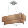 Pendente Retangular Palha MJ-4321 Para Mesa de Jantar e Estar - 2