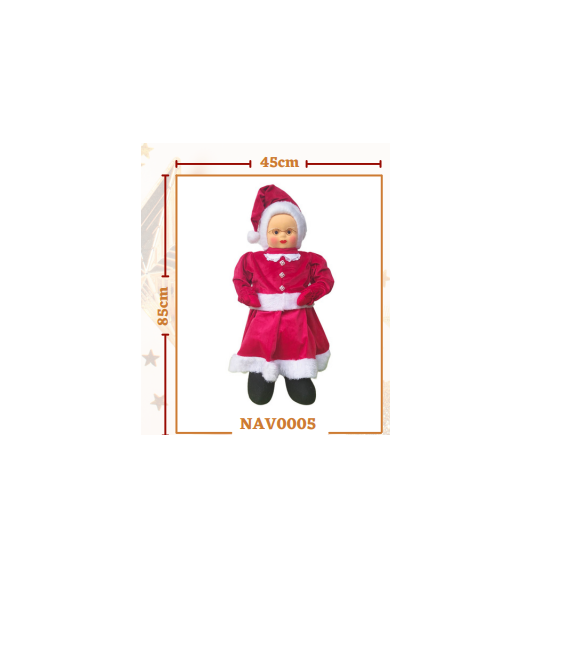 BONECO DA MAMÃE NOEL 85CM