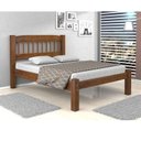 Ver imagem 6 de Cama Casal Madeira Maciça Resistente Colchão D33 138x188x17:castanho