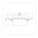 Ver imagem 4 de Caçarola de Aluminio com Revestimento Interno de Antiaderente Ø18CM