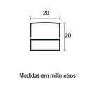 Ver imagem 3 de Perfil para Fita LED Easy 20x20 Flex sob Silicone Flexível Branco Blumenau Iluminação