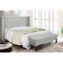 Ver imagem 2 de Cabeceira Cama Box King 195cm e Recamier Vicenza Veludo S04 - D’Rossi