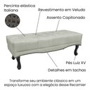 Ver imagem 4 de Cabeceira Cama Box King 195cm e Recamier Vicenza Veludo S04 - D’Rossi