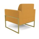 Ver mais imagens de Poltrona Sala Estar Industrial Alta Dourado Kit 2 Marisa Bouclê Mostarda D03 - D’Rossi