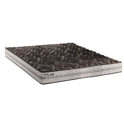 Colchão Queen Espuma D33 Pasquale Plus Euro Pillow Black (158x198x20) - Paropas