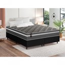 Ver imagem 1 de Cama Box Miami Espuma Queen 158x198 Cinza King House
