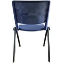 Ver imagem 2 de Cadeira Up Fixa Empilhável Escritório Ergonômica Azul