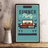 Quadro Summer Party Game Mood Funny Mood Tamanho A4 - 1