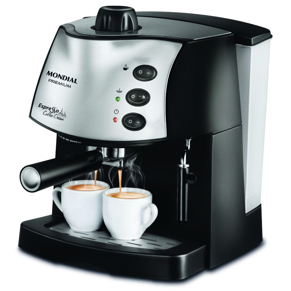 Cafeteira Expresso Mondial Coffee Cream Preto 127V C-08 1850-01