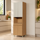 Ver imagem 1 de Paneleiro Modular Simone Mendes 70 Cm 4 Portas 1 Gaveta Nesher