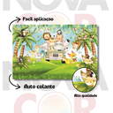 Ver imagem 2 de Papel de Parede Infantil Safari Floresta