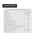 Ver mais imagens de Pressurizador de Água Inova -gp 280 Pps -bivolt - Termoplástica de Alta Performance - com Pressostat