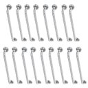 Ver imagem 1 de Alça de Apoio Inox Barra 80cm Acessibilidade Kit 17 Unidades Idoso Quarto Banheiro Corrimao Resisten