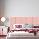 Ver imagem 4 de Cabeceira Para Cama Box Casal / King Estofada Suspensa ROSA