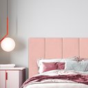 Ver imagem 3 de Cabeceira Para Cama Box Casal / King Estofada Suspensa ROSA